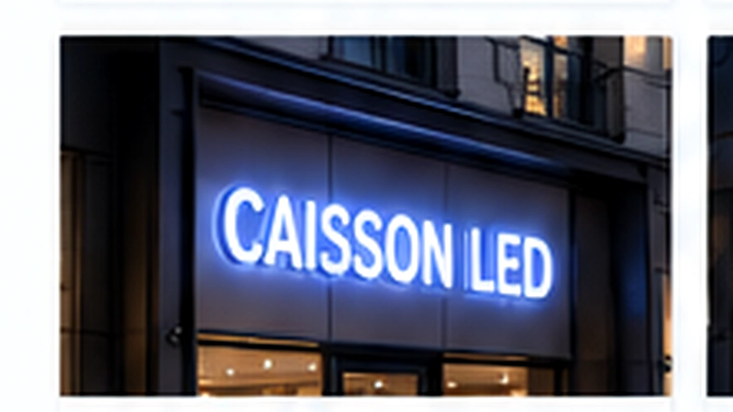 Caissons lumineux