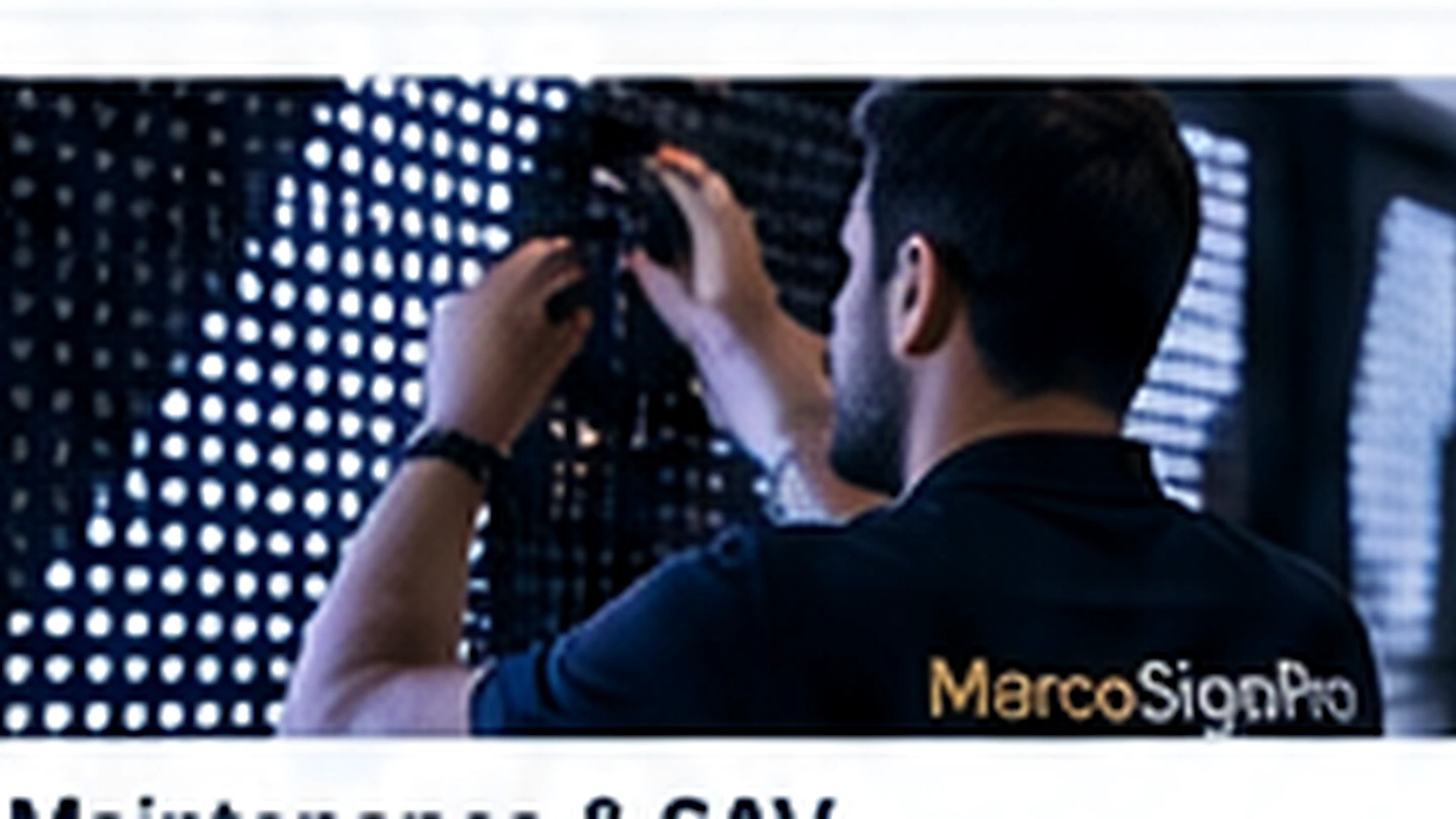 Maintenance et service après-vente