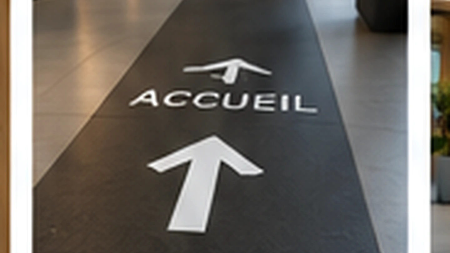 Signalétique au sol