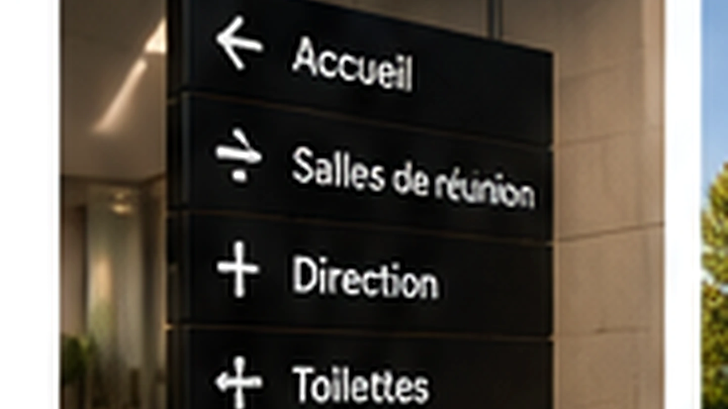 Signalétique intérieure